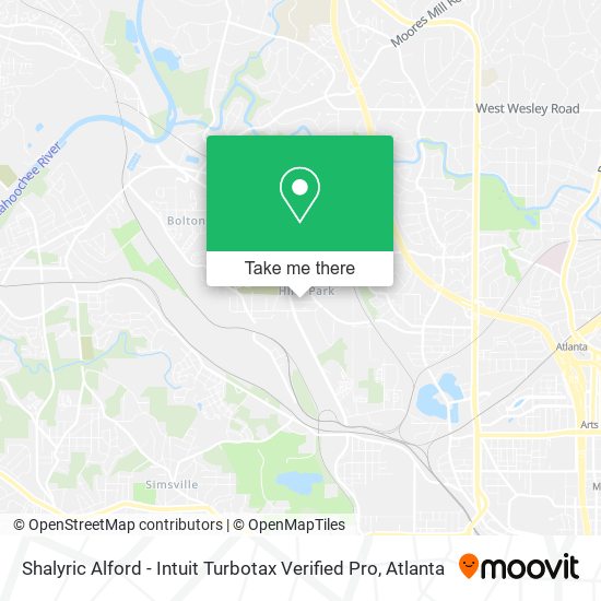 Shalyric Alford - Intuit Turbotax Verified Pro map