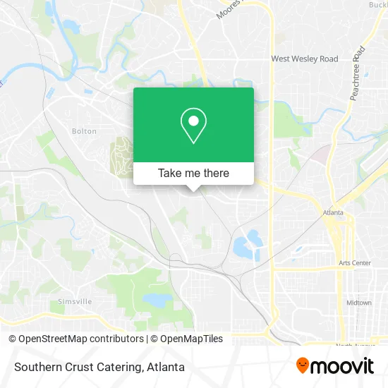 Mapa de Southern Crust Catering