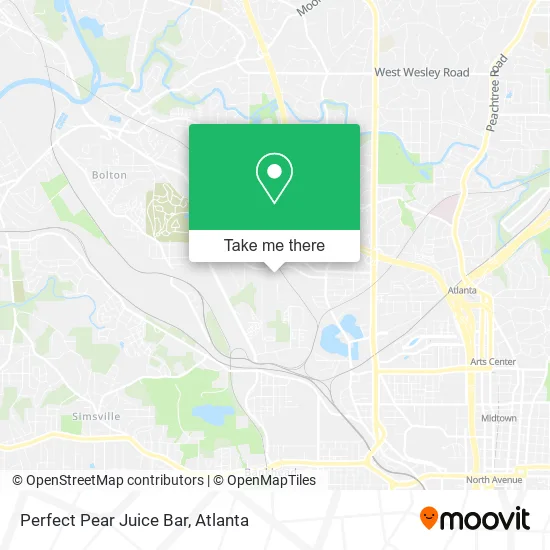 Perfect Pear Juice Bar map