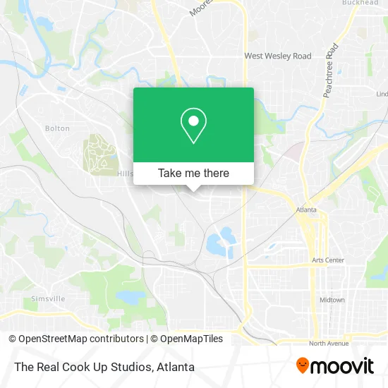 Mapa de The Real Cook Up Studios