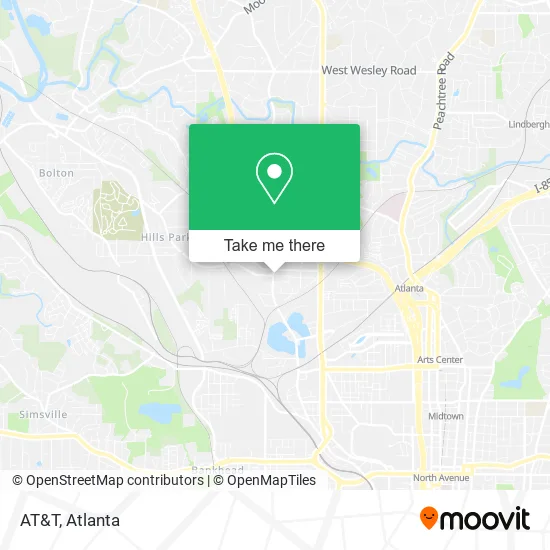AT&T map