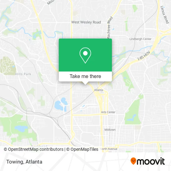Towing map