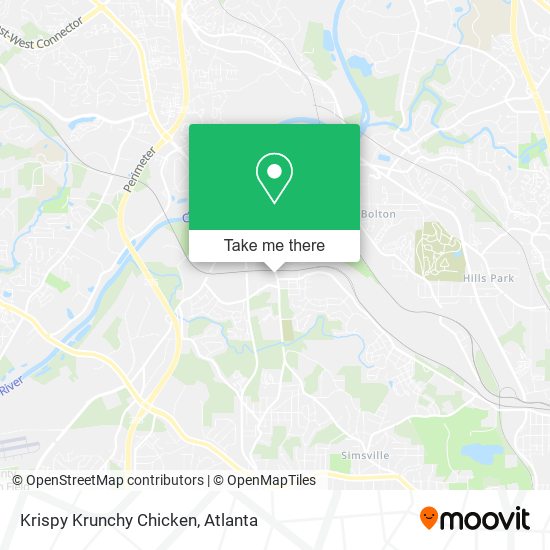 Krispy Krunchy Chicken map