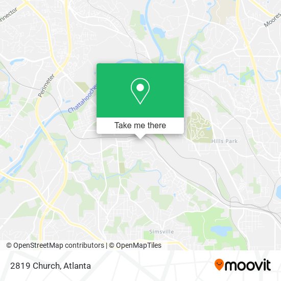 2819 Church map