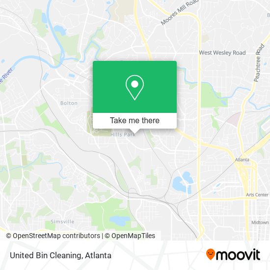 Mapa de United Bin Cleaning