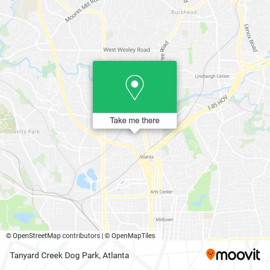 Mapa de Tanyard Creek Dog Park