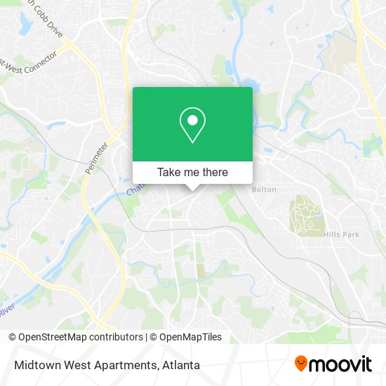 Midtown West Apartments map