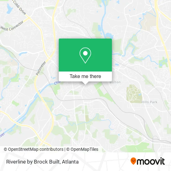 Mapa de Riverline by Brock Built