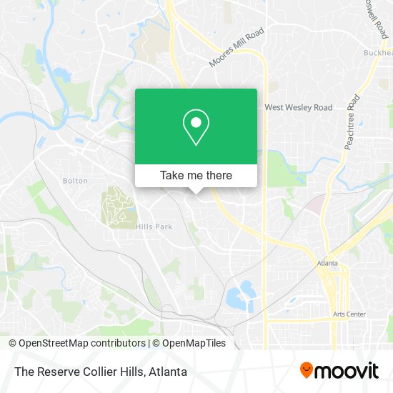 The Reserve Collier Hills map