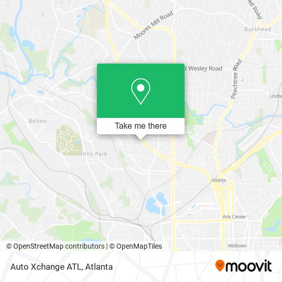 Auto Xchange ATL map