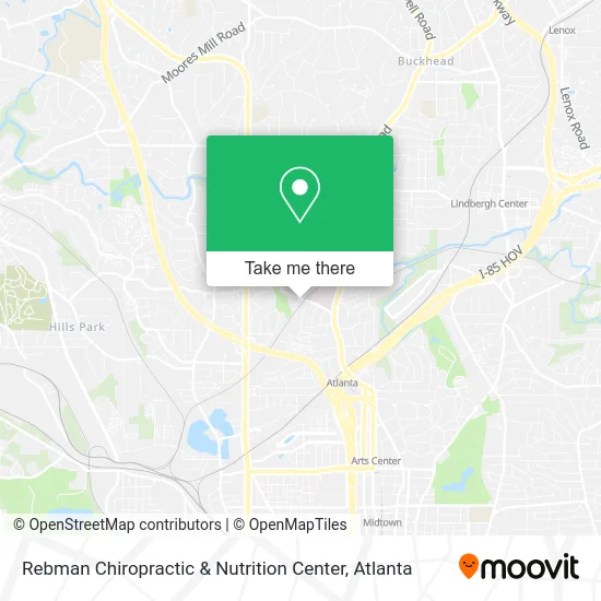 Rebman Chiropractic & Nutrition Center map