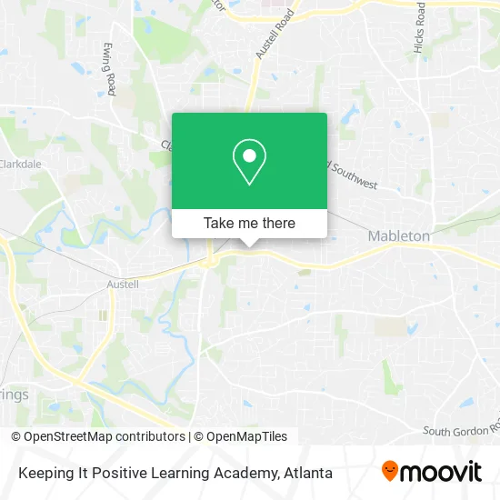 Mapa de Keeping It Positive Learning Academy