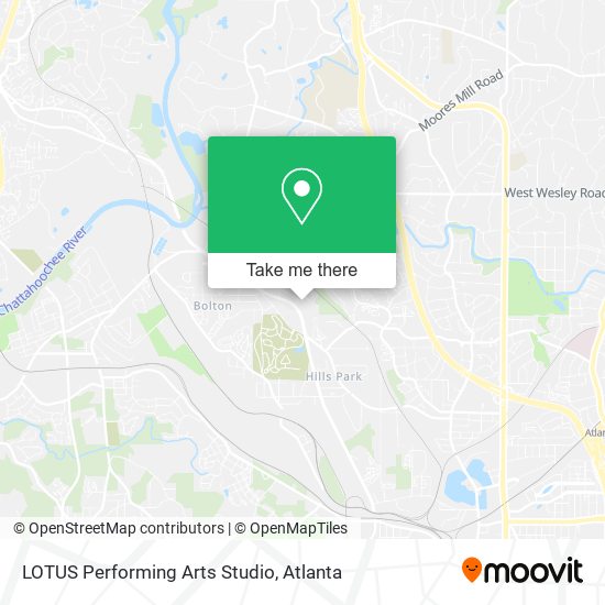 Mapa de LOTUS Performing Arts Studio