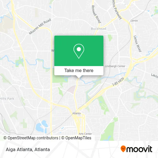 Aiga Atlanta map