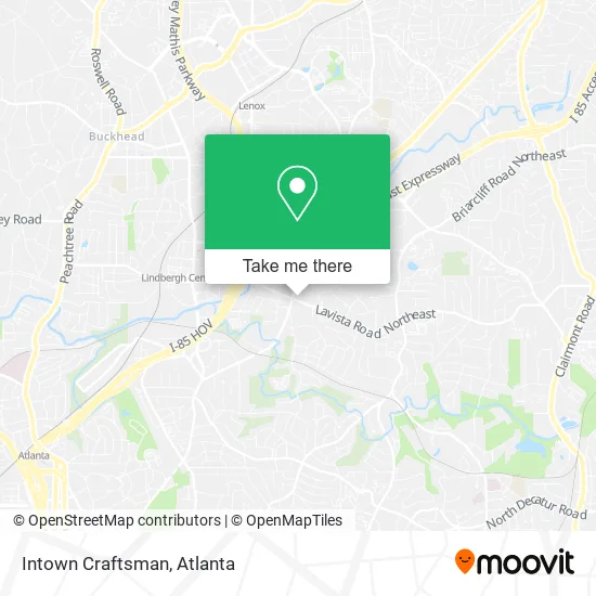 Mapa de Intown Craftsman