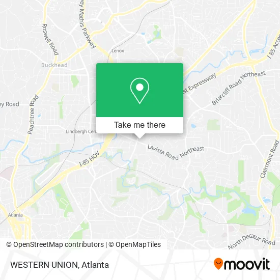 Mapa de WESTERN UNION