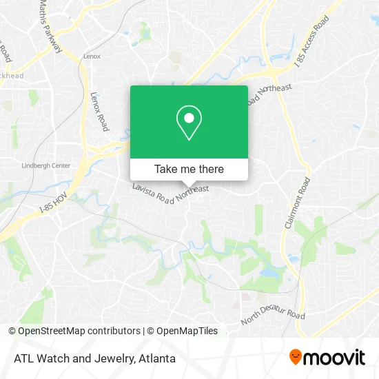 ATL Watch and Jewelry map
