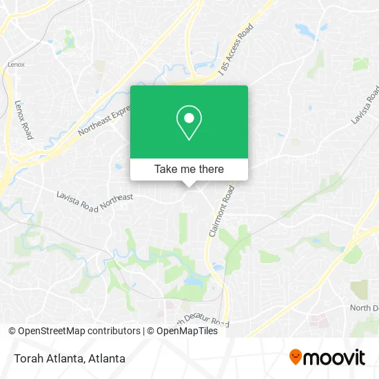 Torah Atlanta map