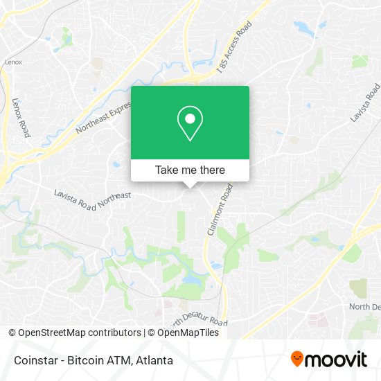 Mapa de Coinstar - Bitcoin ATM