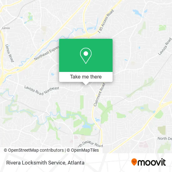 Rivera Locksmith Service map