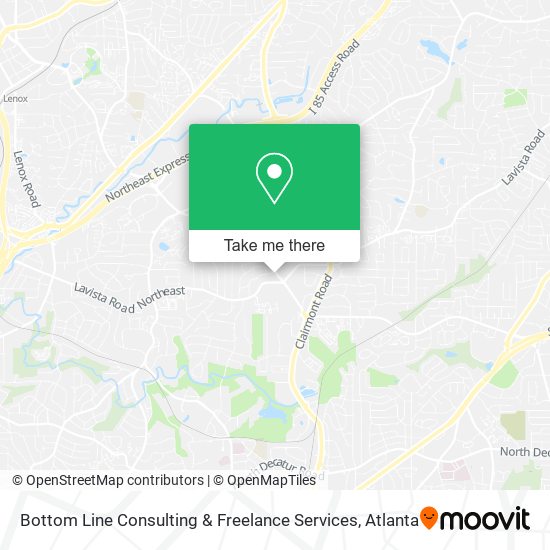 Bottom Line Consulting & Freelance Services map