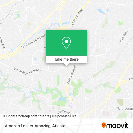 Mapa de Amazon Locker-Amazing