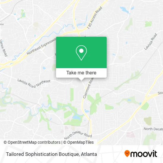 Tailored Sophistication Boutique map