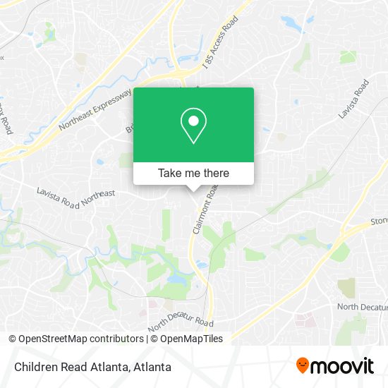 Mapa de Children Read Atlanta