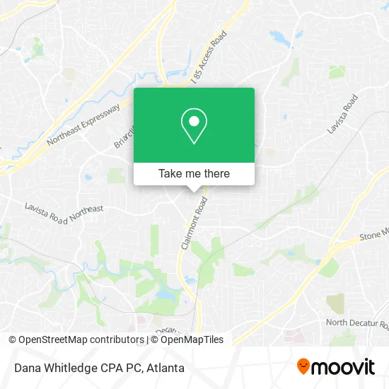 Dana Whitledge CPA PC map
