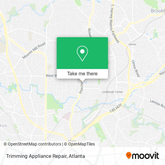Trimming Appliance Repair map