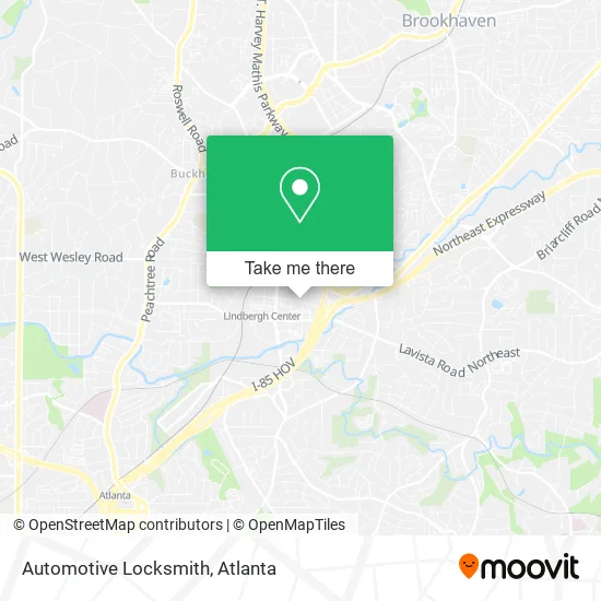 Automotive Locksmith map