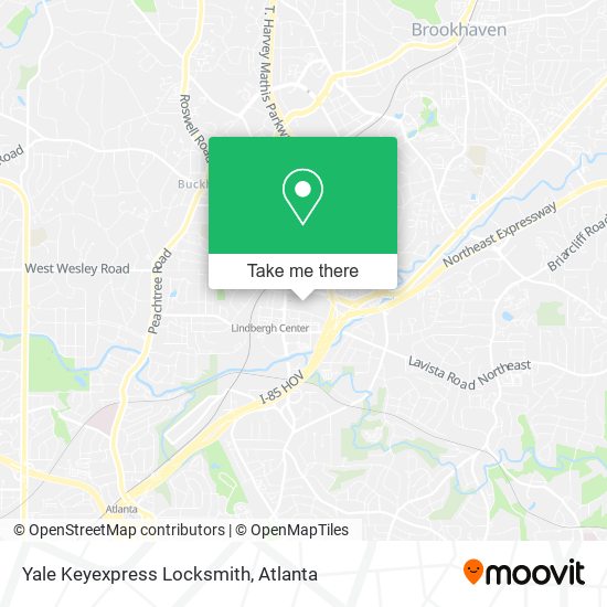 Mapa de Yale Keyexpress Locksmith