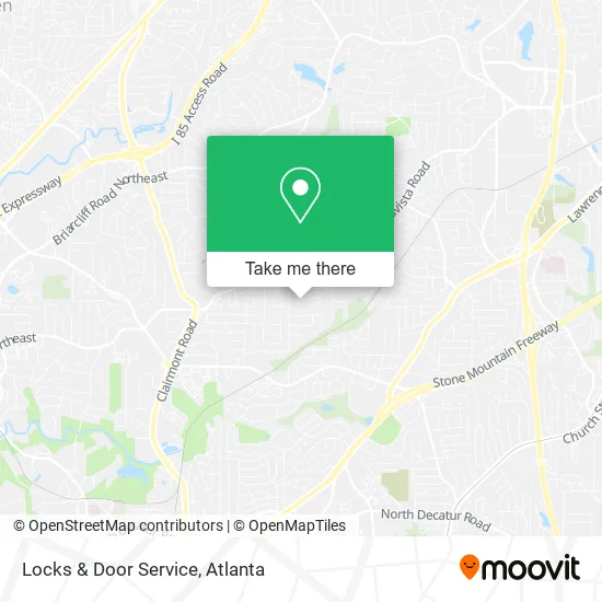 Locks & Door Service map
