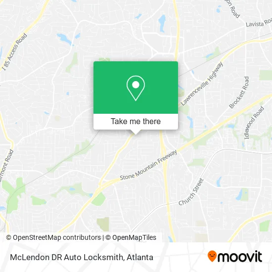 Mapa de McLendon DR Auto Locksmith