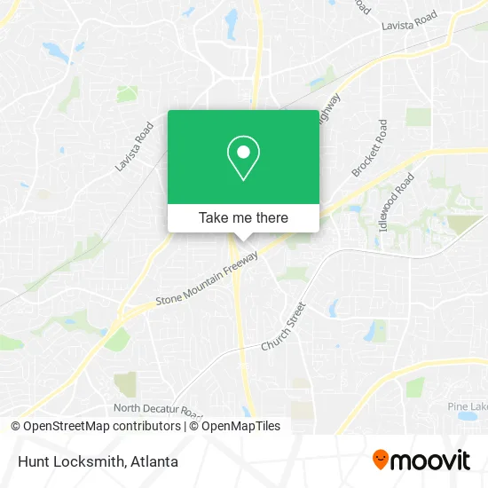 Mapa de Hunt Locksmith