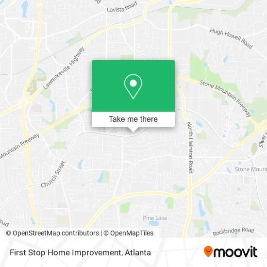 Mapa de First Stop Home Improvement