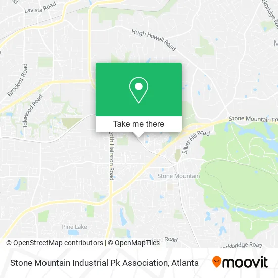 Mapa de Stone Mountain Industrial Pk Association