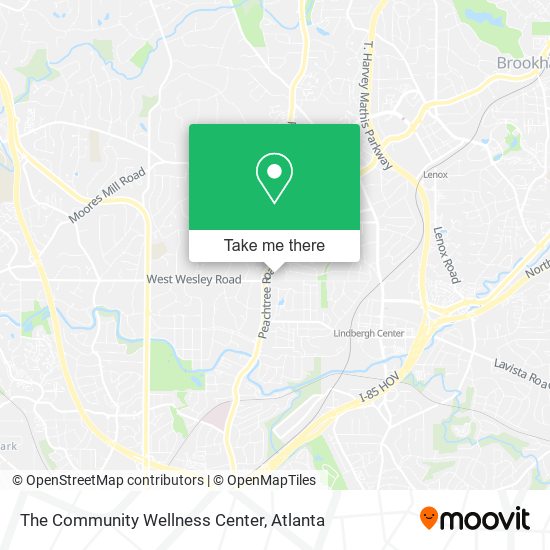 The Community Wellness Center map