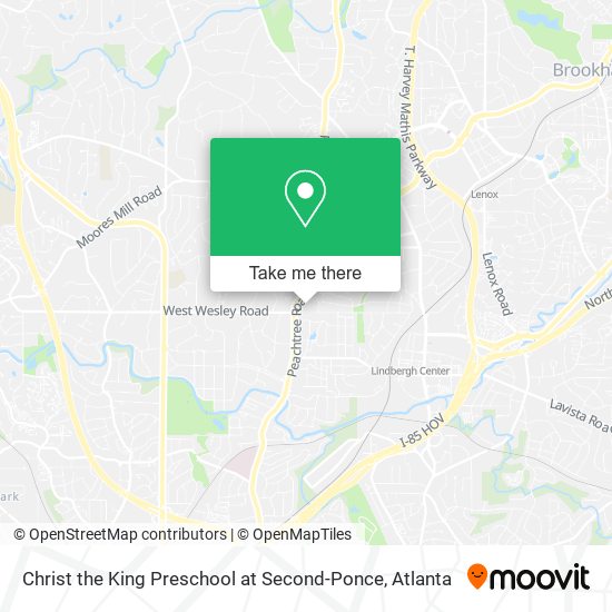 Christ the King Preschool at Second-Ponce map