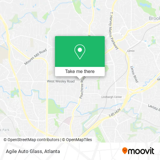 Agile Auto Glass map