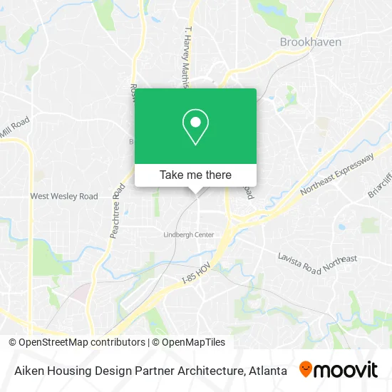 Aiken Housing Design Partner Architecture map