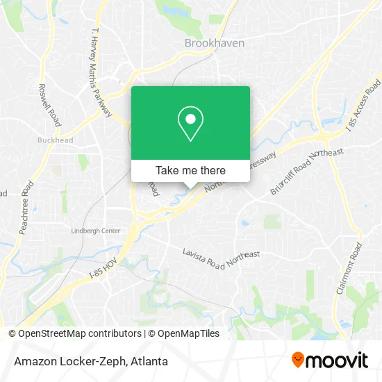Amazon Locker-Zeph map