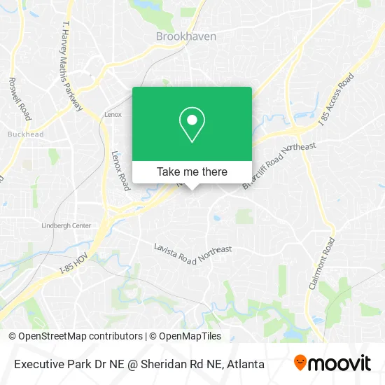 Mapa de Executive Park Dr NE @ Sheridan Rd NE