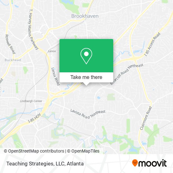 Mapa de Teaching Strategies, LLC