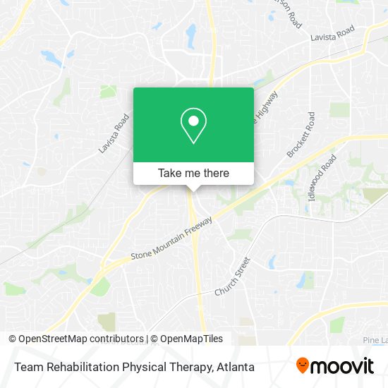 Mapa de Team Rehabilitation Physical Therapy