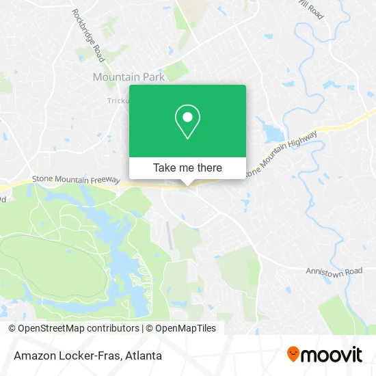 Amazon Locker-Fras map
