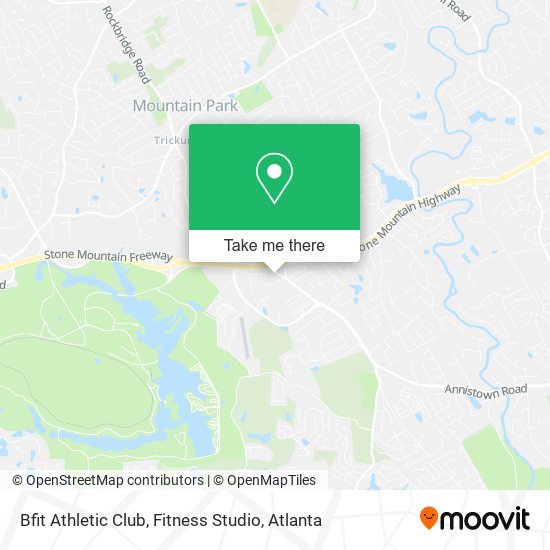 Mapa de Bfit Athletic Club, Fitness Studio