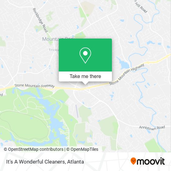 It's A Wonderful Cleaners map