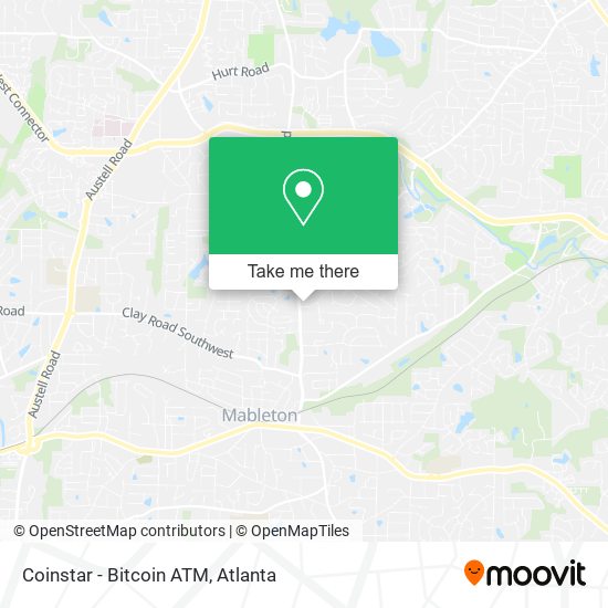 Mapa de Coinstar - Bitcoin ATM