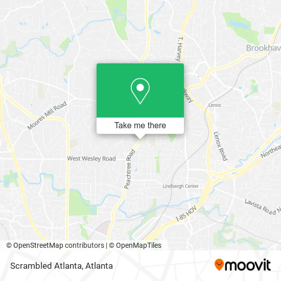 Mapa de Scrambled Atlanta